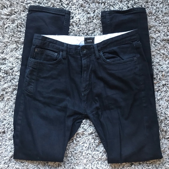 burton black jeans